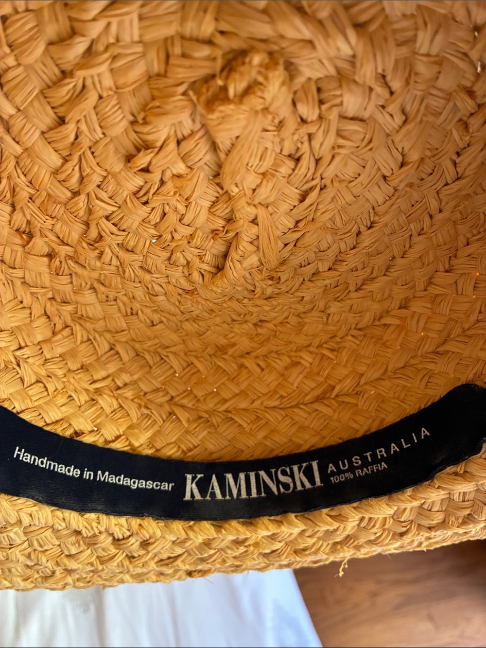 Helen Kaminski  Raffia Straw Hat in Yellow